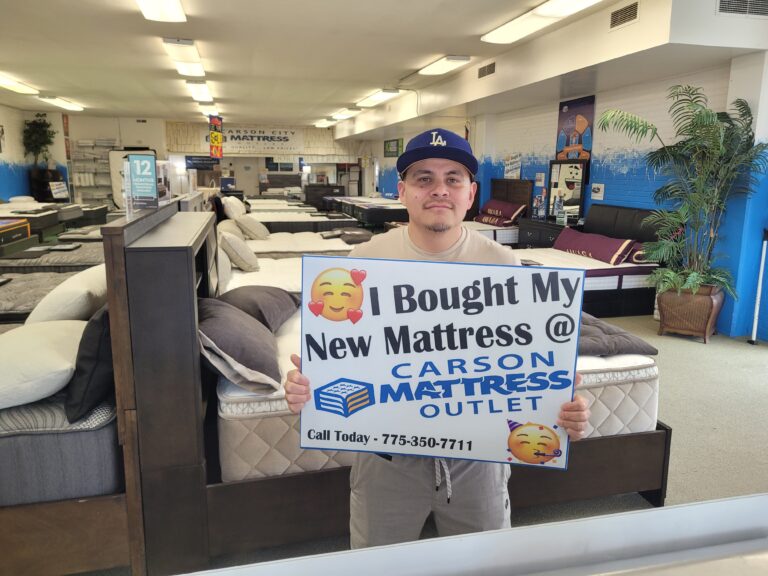 Happy customer of Carson Mattress Outlet, Mattress store in carson city and mattress store in reno, mattress sales everyday