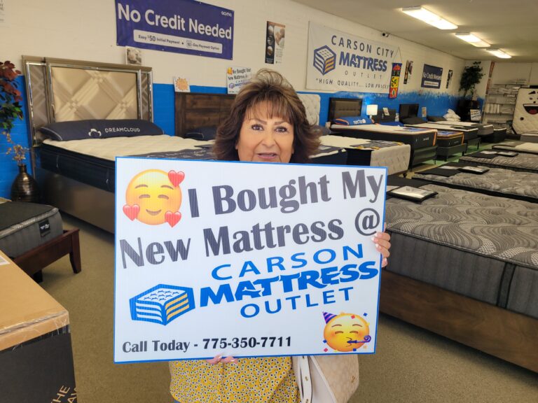 Happy customer of Carson Mattress Outlet, Mattress store in carson city and mattress store in reno, mattress sales everyday