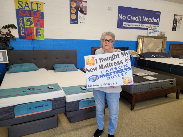 Happy customer of Carson Mattress Outlet, Mattress store in carson city and mattress store in reno, mattress sales everyday