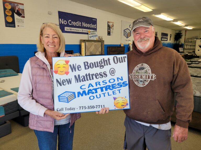 Happy customer of Carson Mattress Outlet, Mattress store in carson city and mattress store in reno, mattress sales everyday