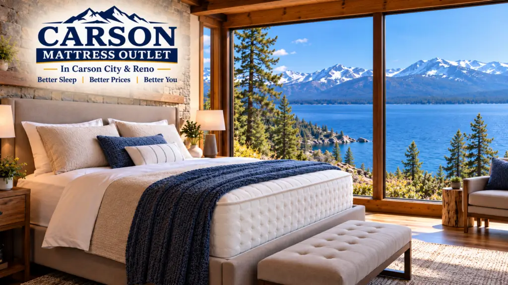 Carson Mattress Outlet serving Reno, Tahoe, Carson City, Fernley, Fallon, Dayton, Yerington, Gardnerville, Minden, South Lake Tahoe, Myers, Mira Loma Reno NV,