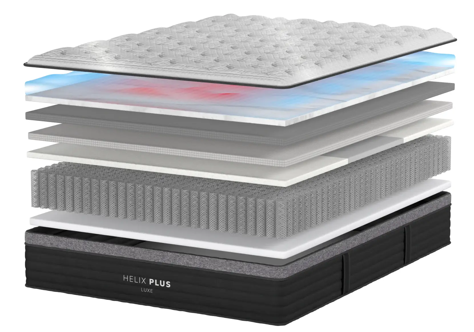 layers | Carson Mattress Outlet Store Helix Plus Elite sold at Carson Mattress Outlet